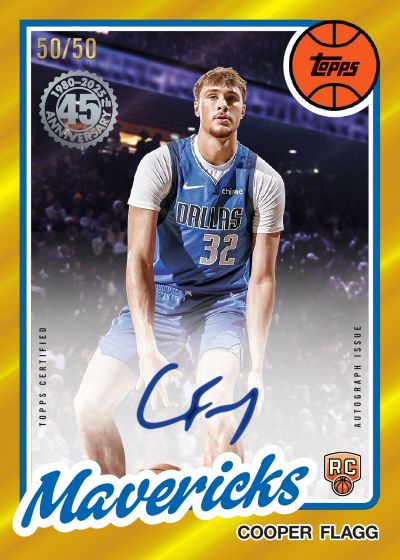 Cooper Flagg Autograph 2025 Topps Basketball