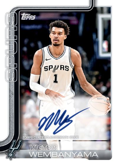Victor Wembanyama 2025 Topps Basketball