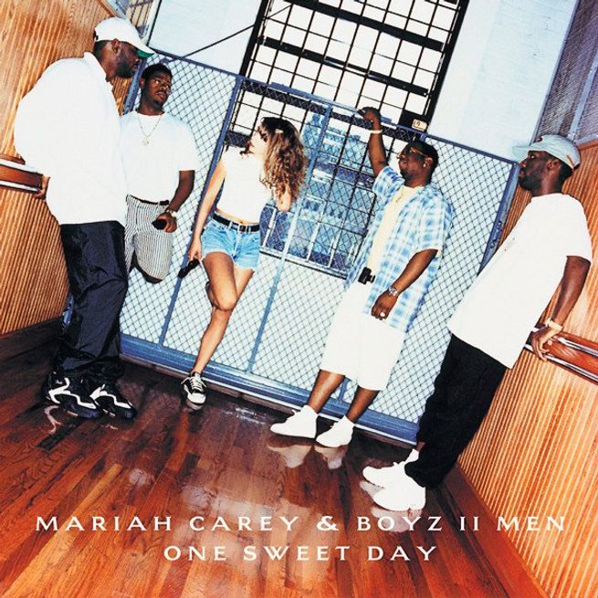 Mariah Carey and Boyz II Men One Sweet Day single album cover.