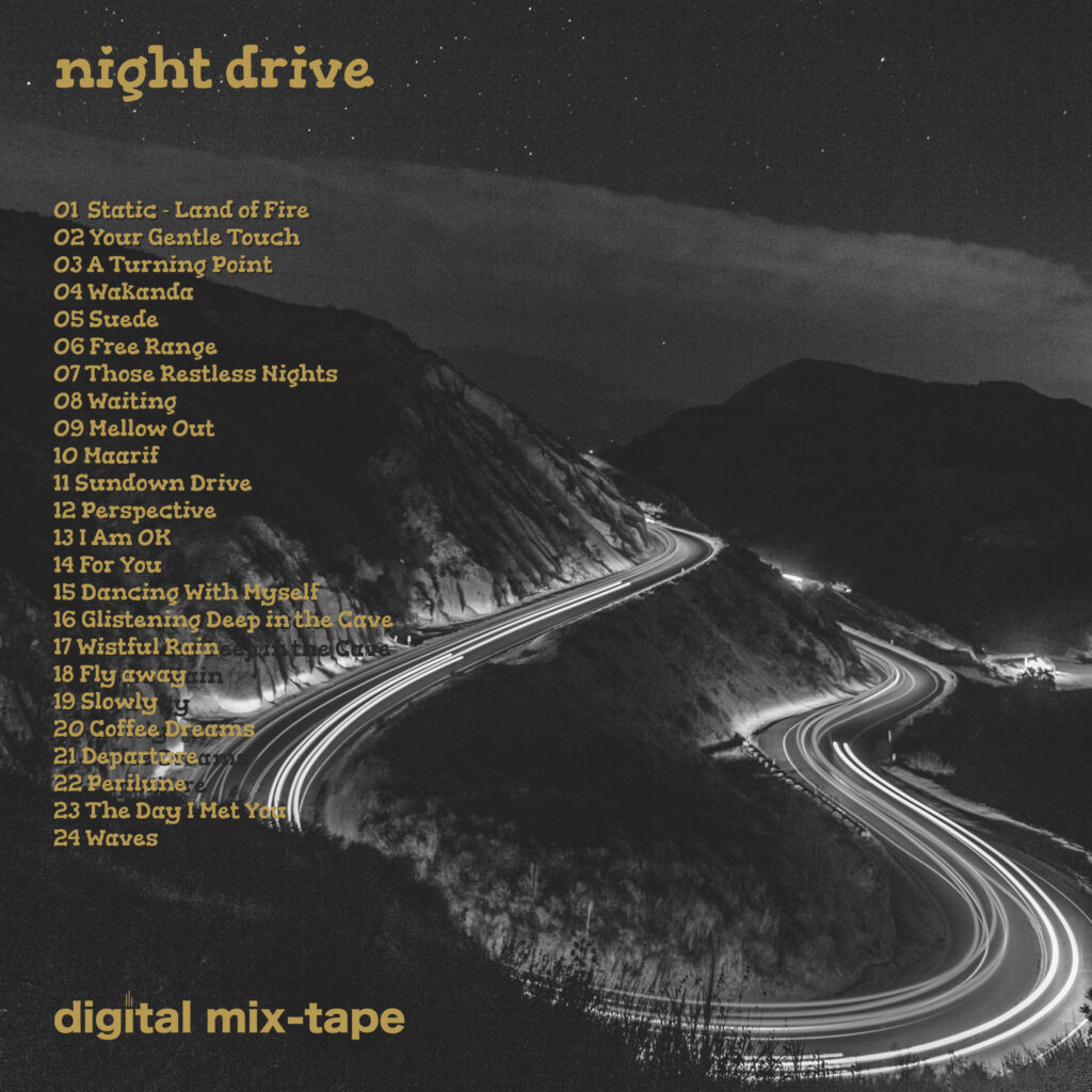 night drive vinyl album back