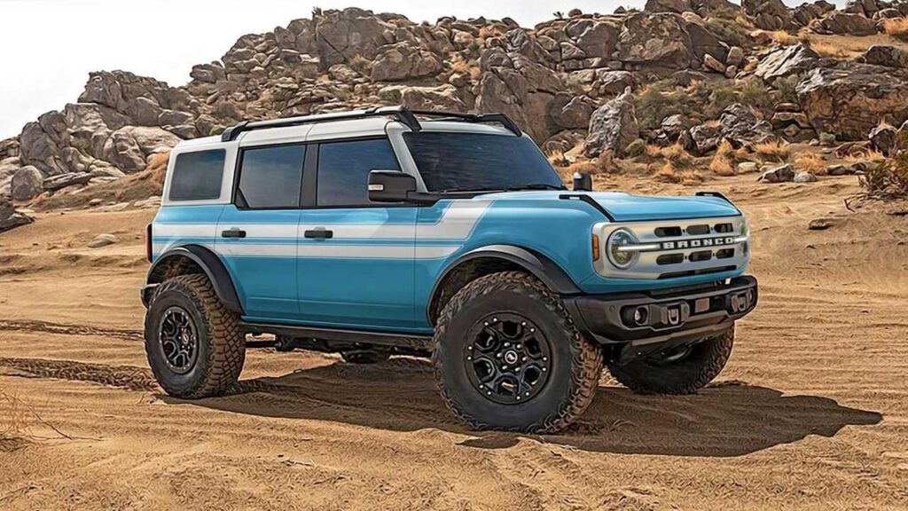 Ford Bronco Vintage Rendering