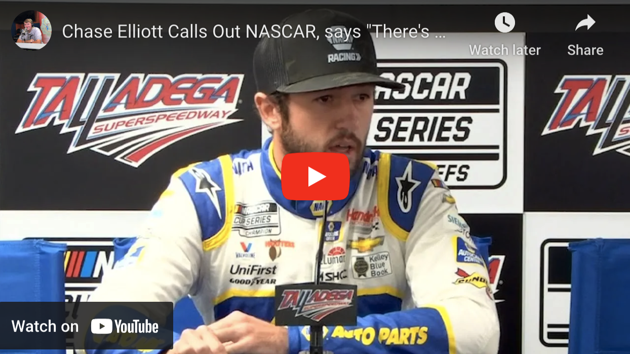 Chase Elliott calls out NASCAR