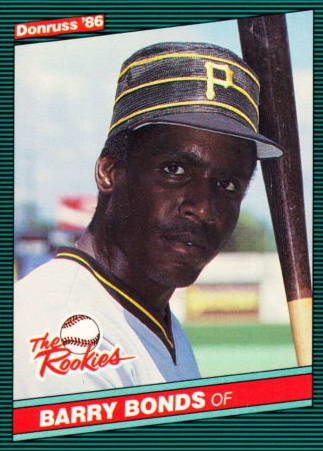 1986 Donruss The Rookies Barry Bonds RC #11