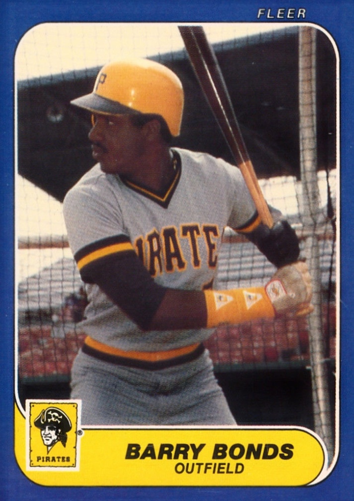 1986 Donruss Barry Bonds Rookie