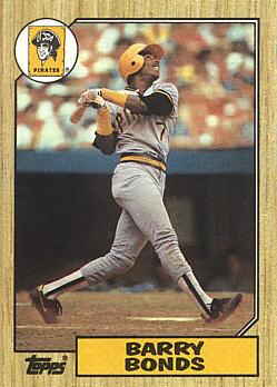 1987 Topps Barry Bonds