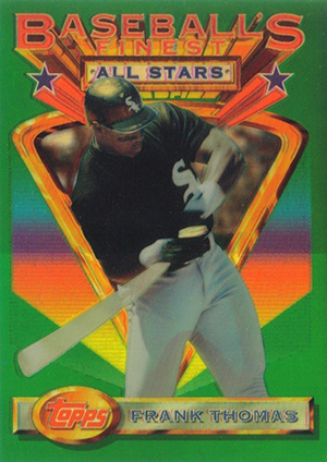 1993 Topps Finest Refractors Frank Thomas #102