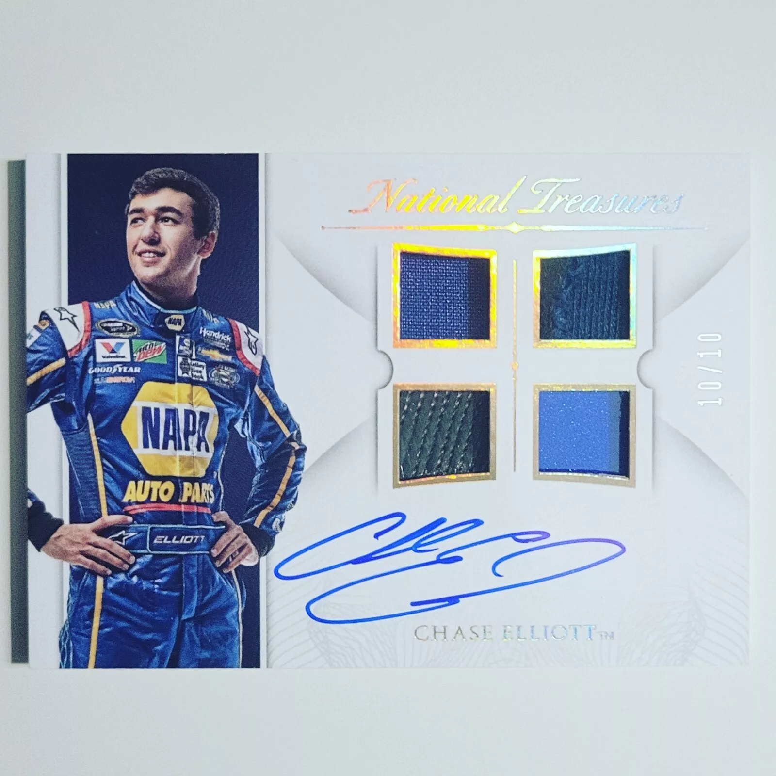 2016 National Treasures Chase Elliott Serial Autographed