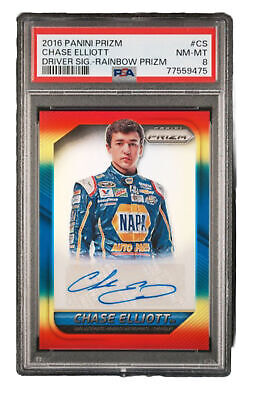 2016 Prizm Racing Chase Elliott auto PSA