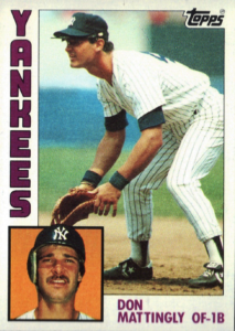 1984 Topps Don Mattingly Rookie Card RC NY Yankees