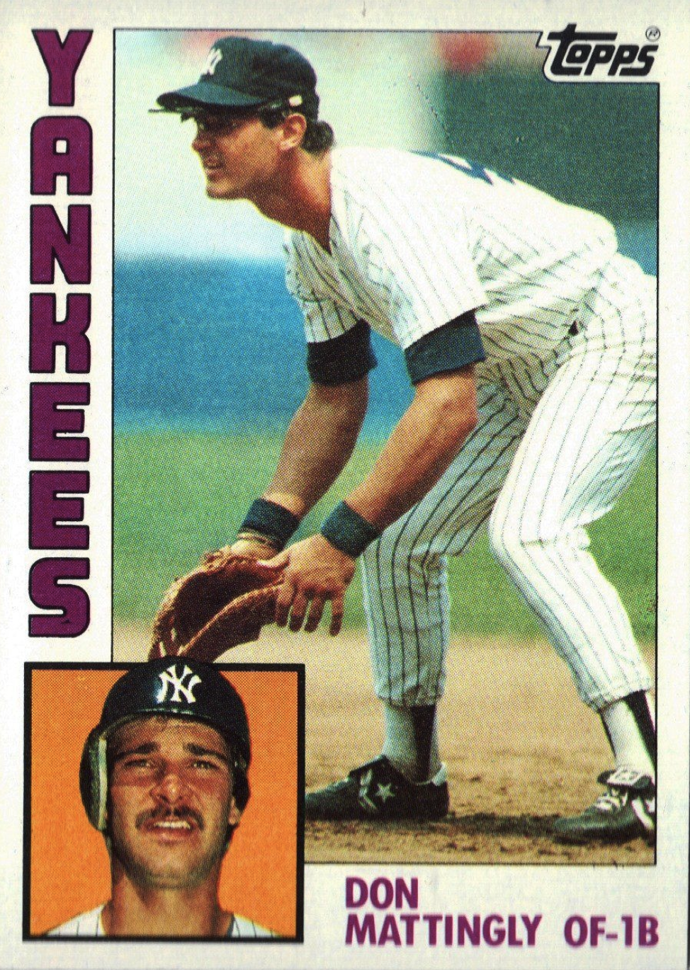 1984 Topps Don Mattingly Rookie Card RC NY Yankees