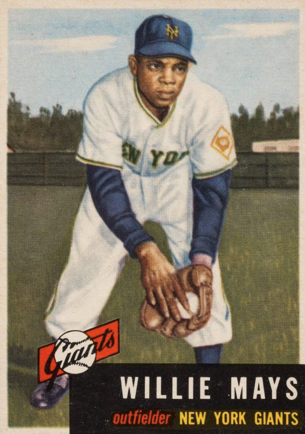 Willie Mays Baseball Card